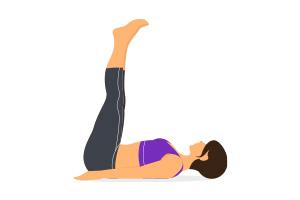 Viparita Karani (Legs up to the Wall) to increase fertility