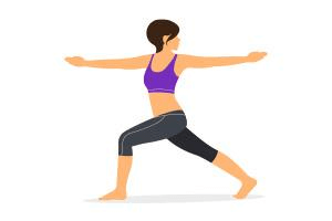 Virabhadrasana – II (Warrior-II) to increase fertility