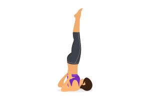 Sarvangasana (Shoulder Stand) to increase fertility