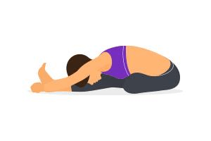 Paschimottan Aasana (Seated Forward Fold) to increase fertility